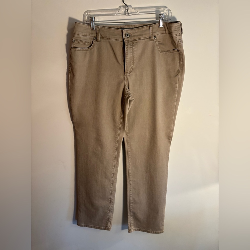 Women’s Chicos Platinum Denim Tan Jeans